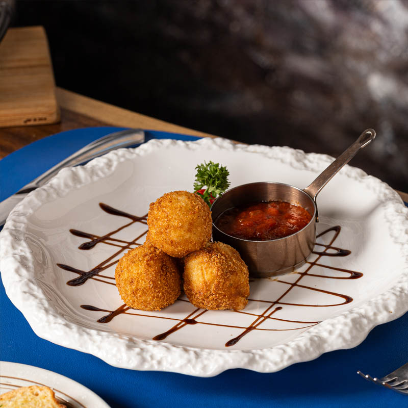 Panzarotti di Patate e Jamón Ibérico — Marco's Restaurant Pattaya