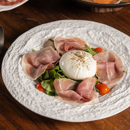 Burrata & Parma Ham — Marco's Restaurant Pattaya