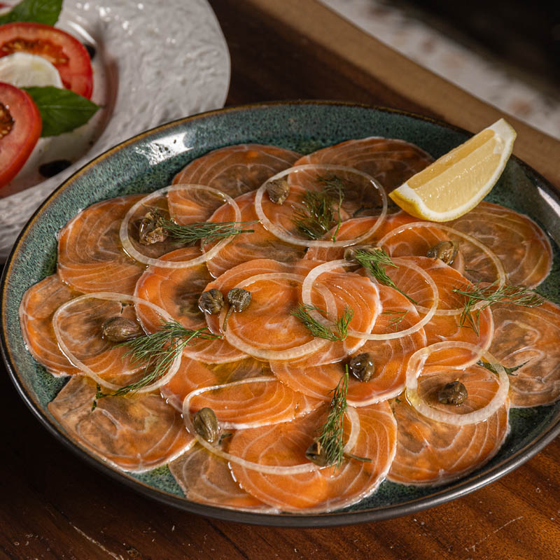 Carpaccio di Salmone — Marco's Restaurant Pattaya