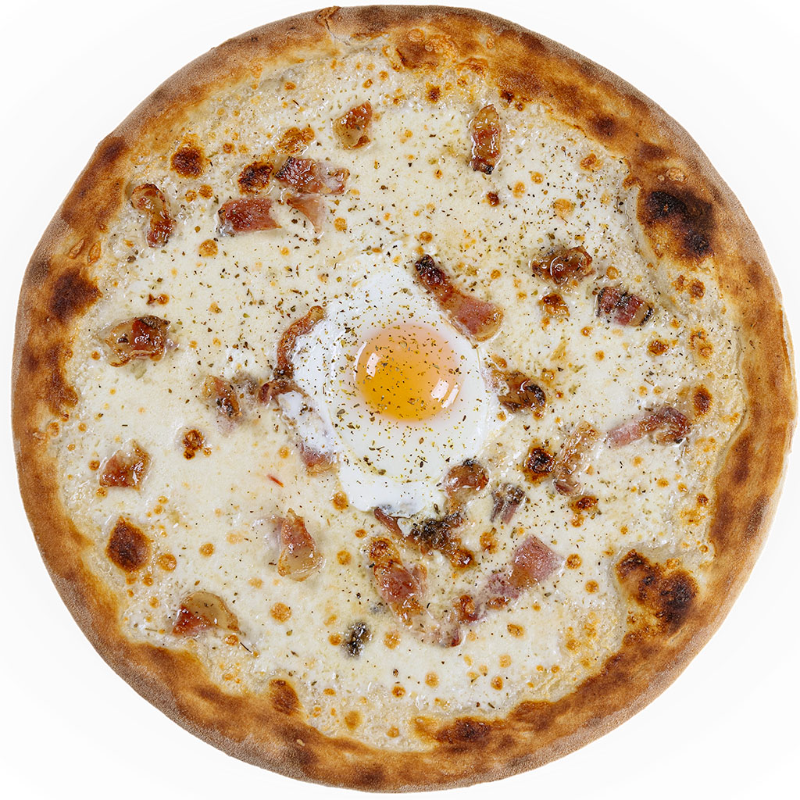 Carbonara Pizza — Marco's Restaurant Pattaya