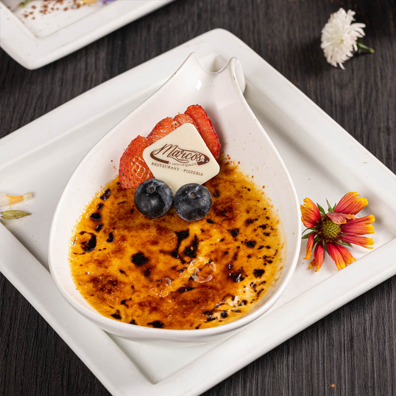 Crème Brulée — Marco's Restaurant Pattaya