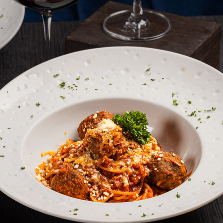 Pasta con Polpette della Nonna — Marco's Restaurant Pattaya