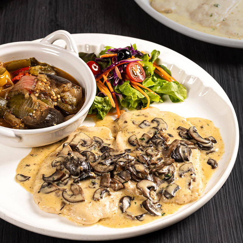 Scaloppine ai Funghi — Marco's Restaurant Pattaya